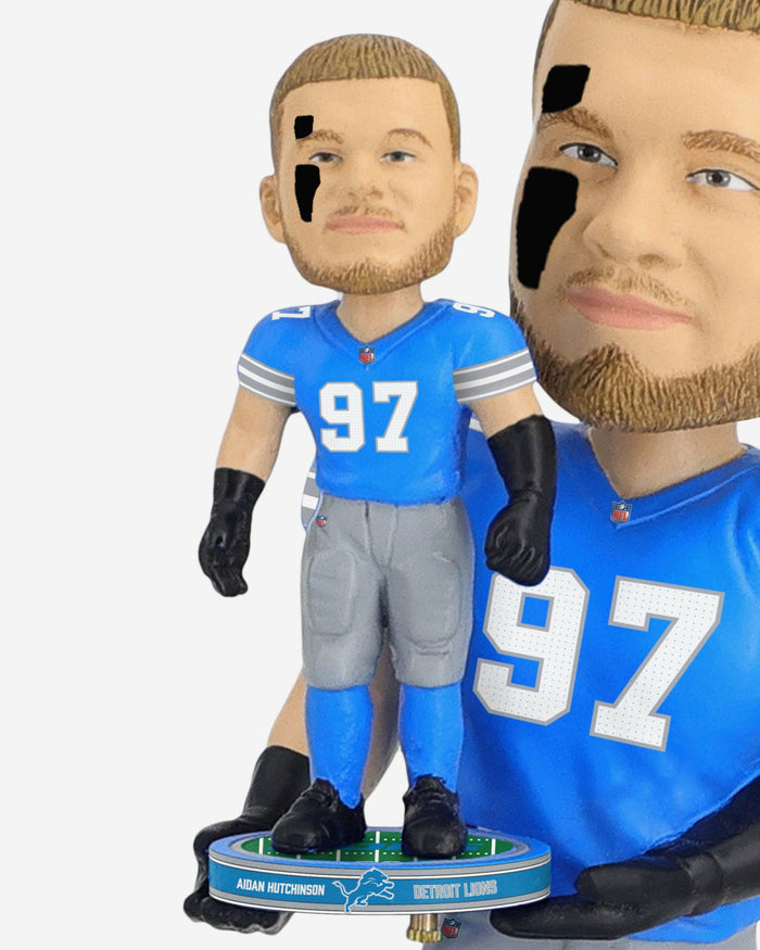 Aidan Hutchinson Detroit Lions Bobble Dubblz Bobblehead FOCO - FOCO.com