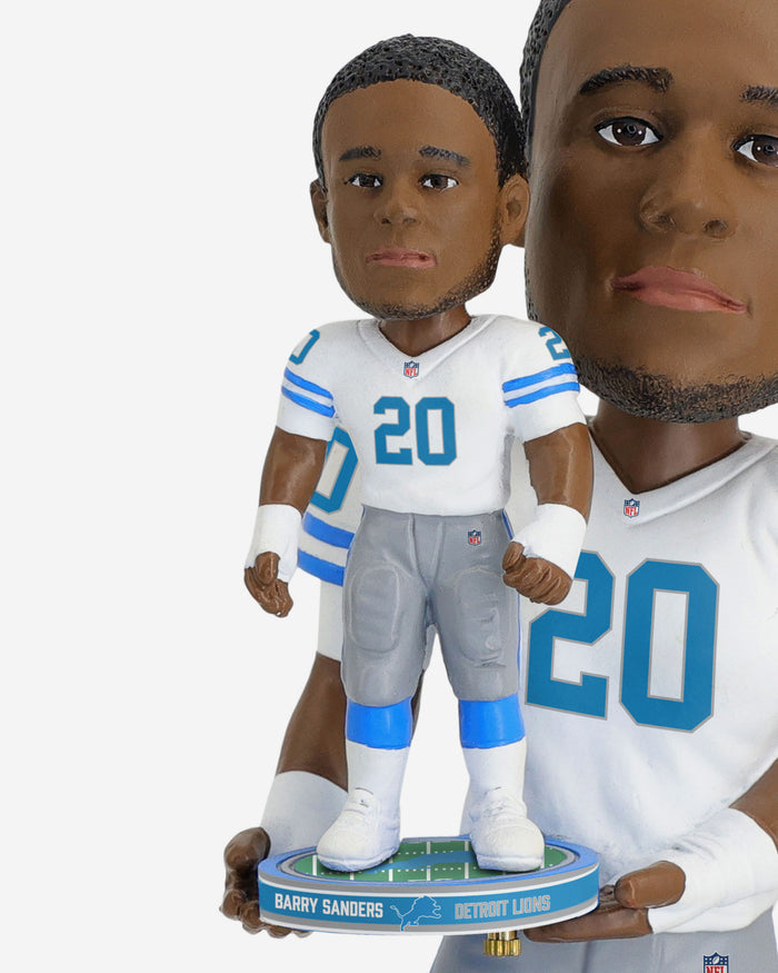 Barry Sanders Detroit Lions Bobble Dubblz Bobblehead