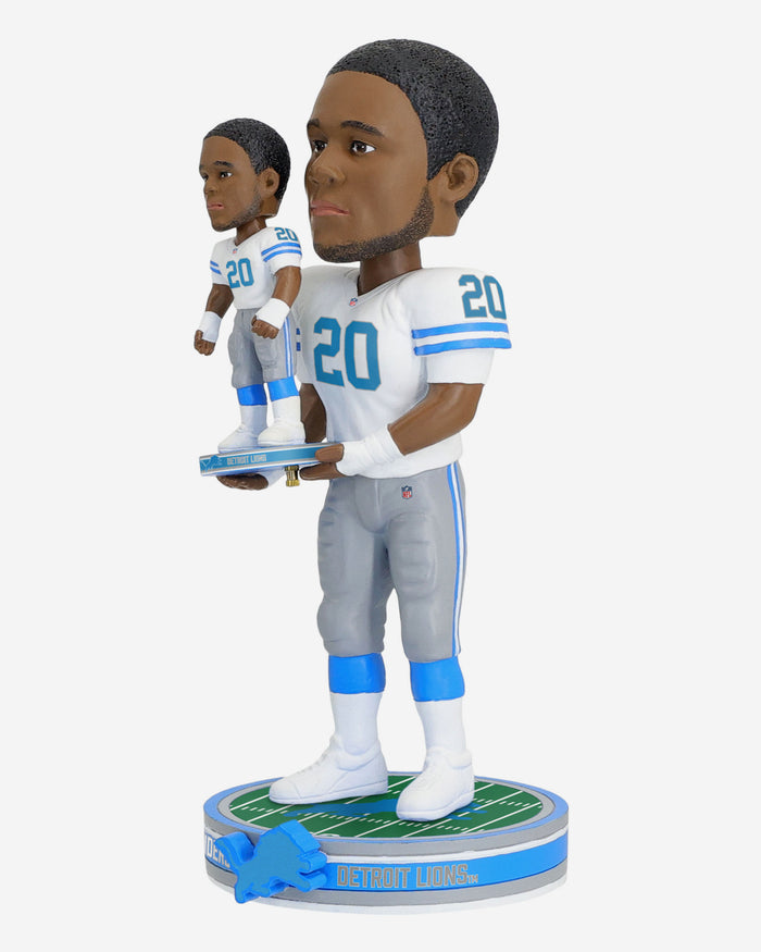 Barry Sanders Detroit Lions Bobble Dubblz Bobblehead