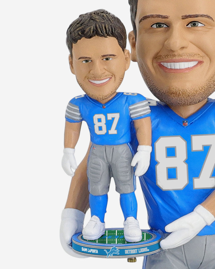 Sam LaPorta Detroit Lions Bobble Dubblz Bobblehead FOCO - FOCO.com