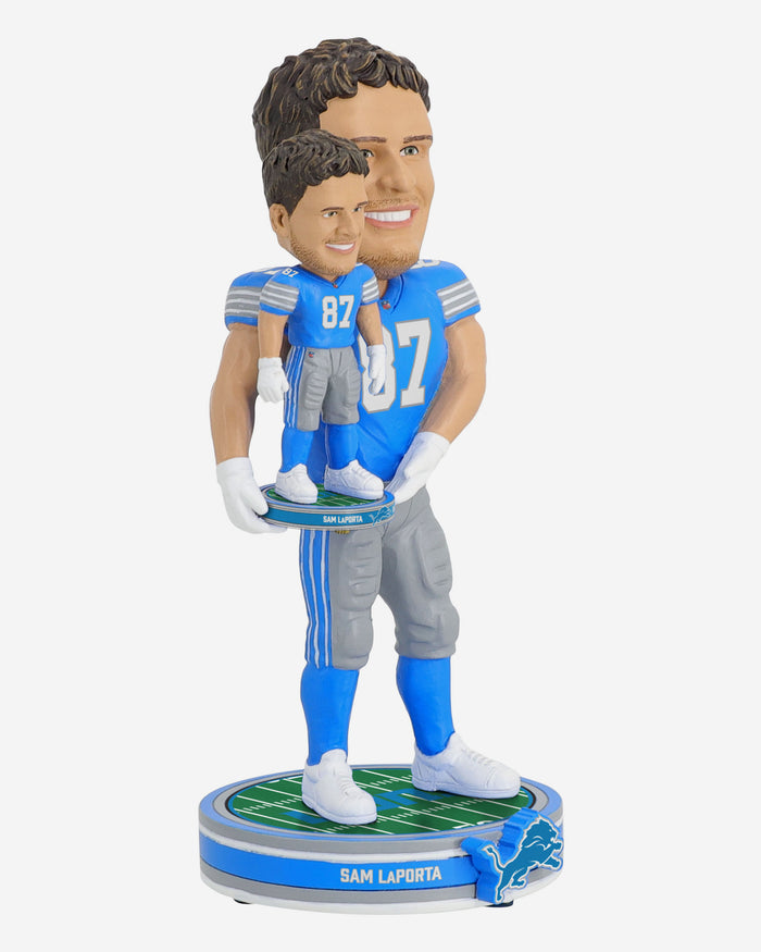 Sam LaPorta Detroit Lions Bobble Dubblz Bobblehead FOCO - FOCO.com