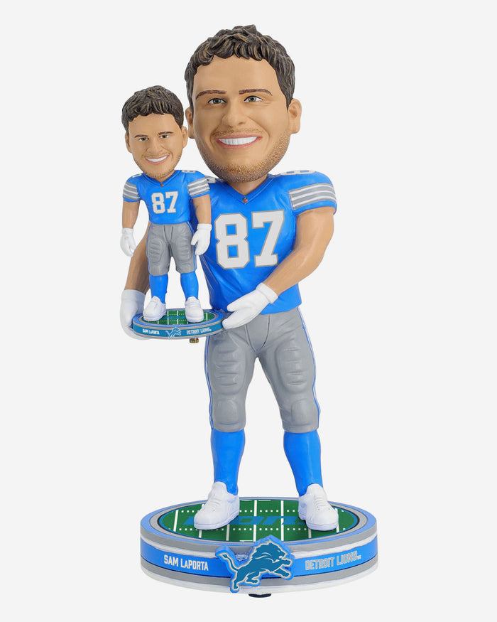 Sam LaPorta Detroit Lions Bobble Dubblz Bobblehead FOCO - FOCO.com