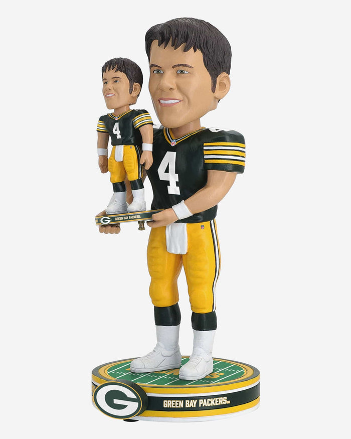 Brett Favre Green Bay Packers Bobble Dubblz Bobblehead FOCO - FOCO.com