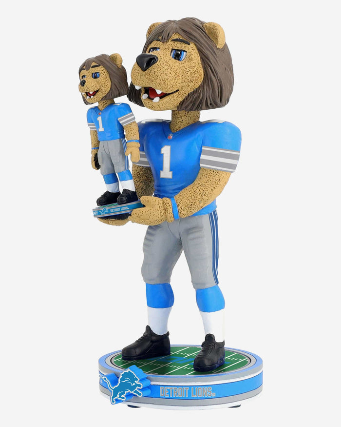 Roary Detroit Lions Bobble Dubblz Mascot Bobblehead FOCO - FOCO.com