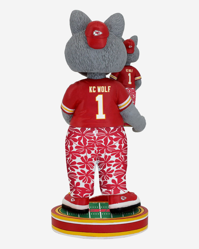 KC Wolf Kansas City Chiefs Bobble Dubblz Mascot Bobblehead FOCO - FOCO.com