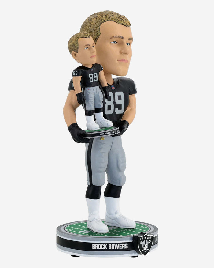 Brock Bowers Las Vegas Raiders Bobble Dubblz Bobblehead FOCO - FOCO.com