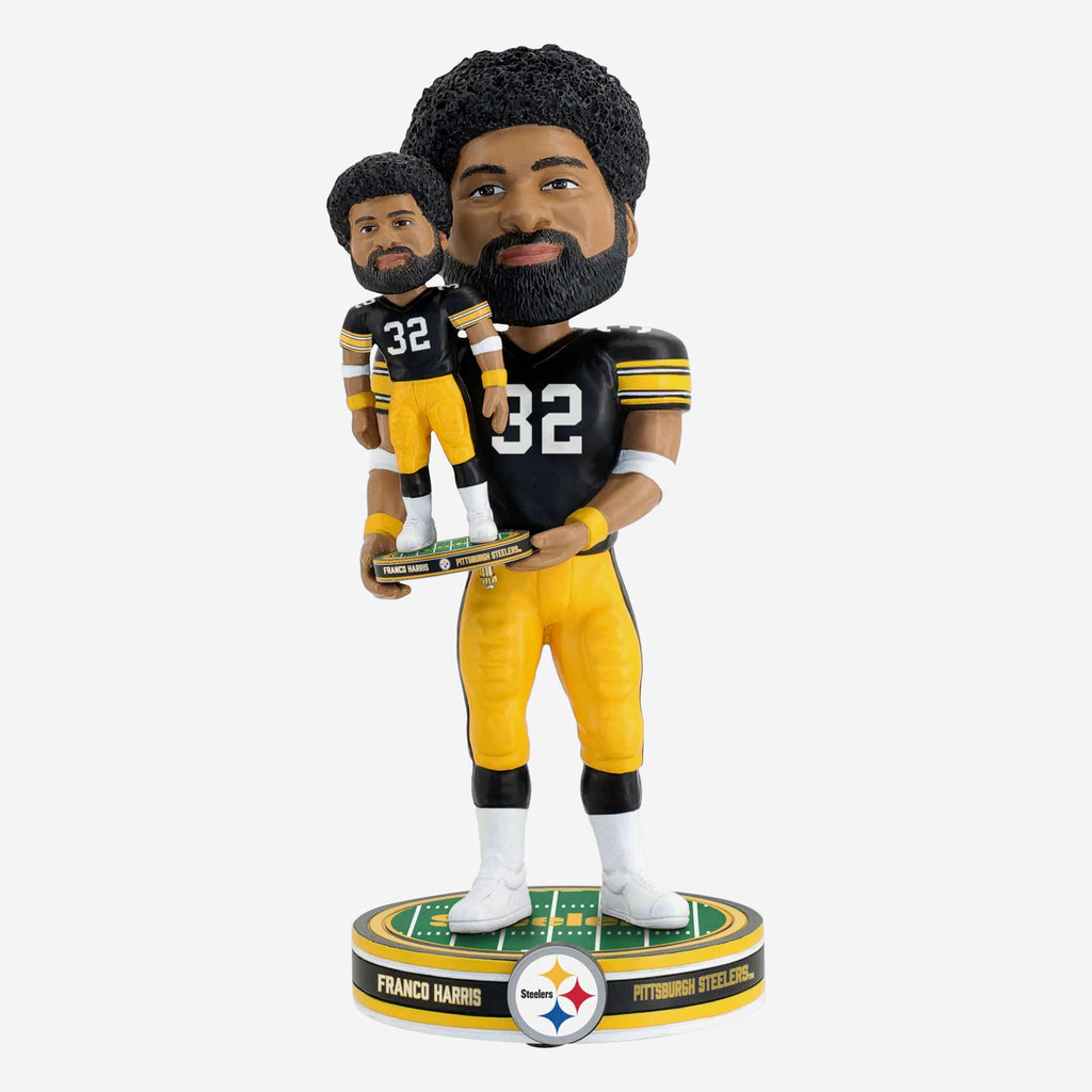 Franco Harris Pittsburgh Steelers Bobble Dubblz Bobblehead FOCO - FOCO.com