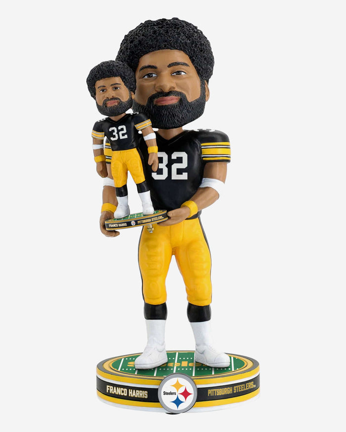 Franco Harris Pittsburgh Steelers Bobble Dubblz Bobblehead FOCO - FOCO.com