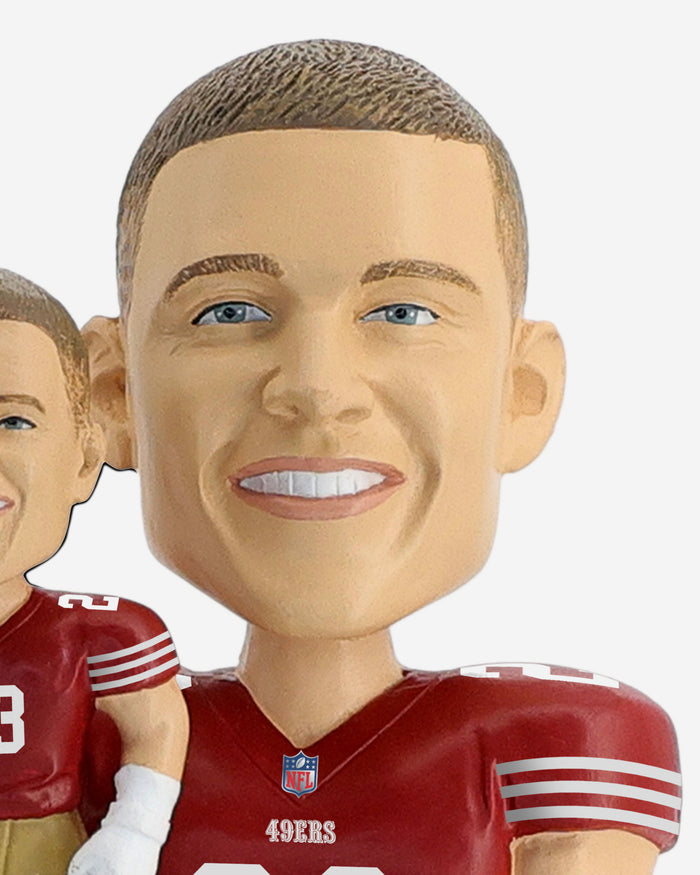 Christian McCaffrey San Francisco 49ers Bobble Dubblz Bobblehead FOCO - FOCO.com