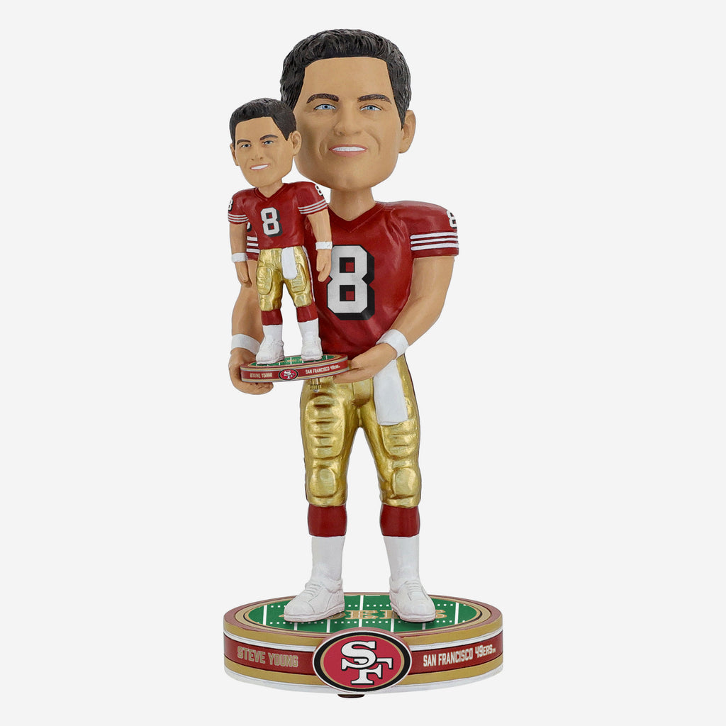 Steve Young San Francisco 49ers Bobble Dubblz Bobblehead FOCO - FOCO.com