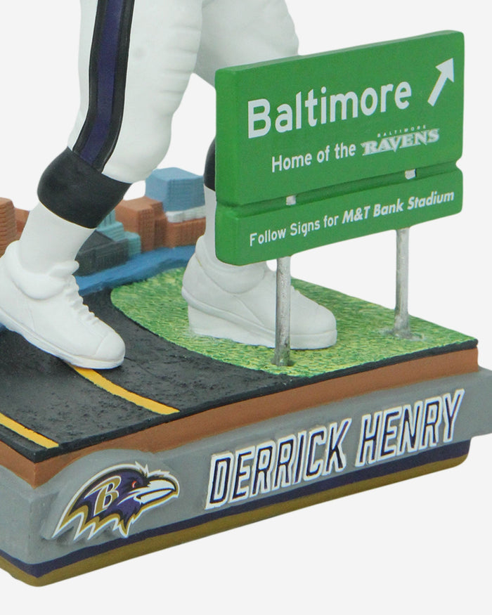 Derrick Henry Baltimore Ravens Next Stop Bobblehead FOCO - FOCO.com