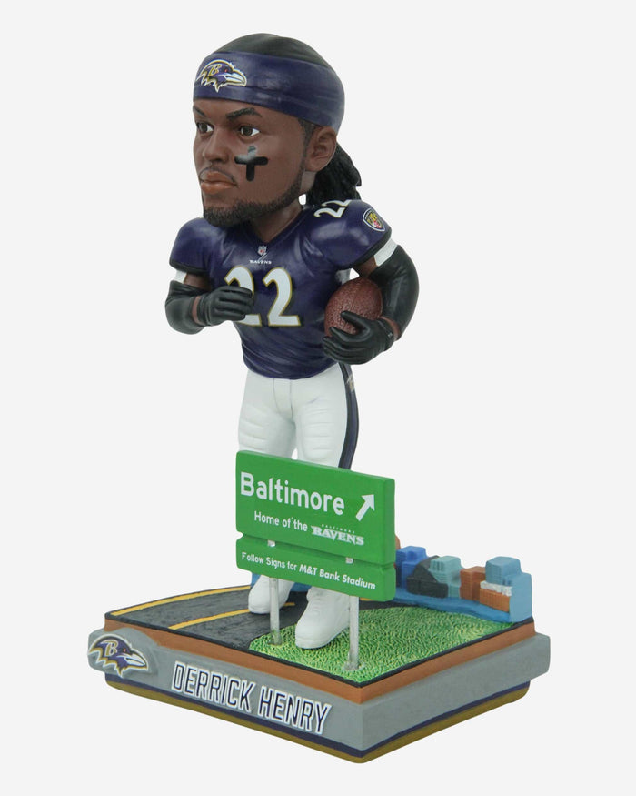 Derrick Henry Baltimore Ravens Next Stop Bobblehead FOCO - FOCO.com