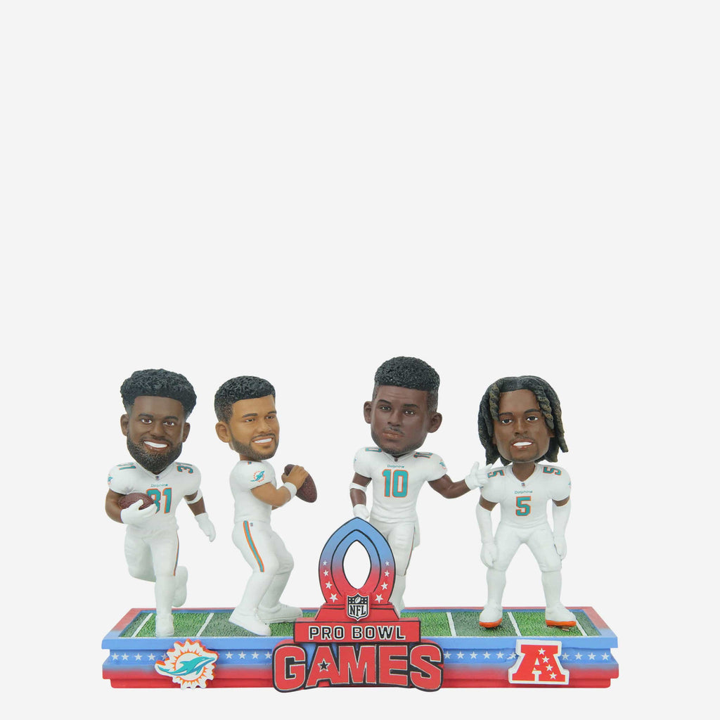 Miami Dolphins 2024 Pro Bowl Games Mini Bobblehead Scene FOCO - FOCO.com