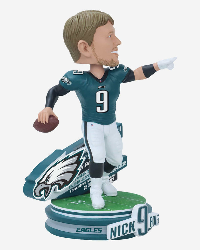 Nick Foles Philadelphia Eagles Retirement Bobblehead FOCO - FOCO.com