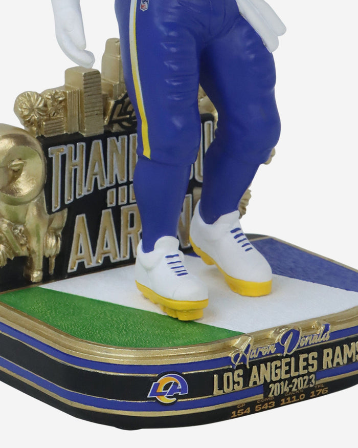 Aaron Donald Los Angeles Rams Retirement Bobblehead FOCO - FOCO.com