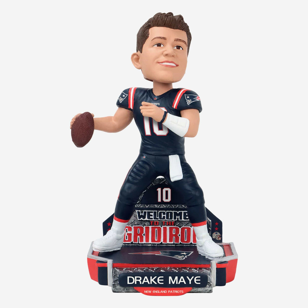 Drake Maye New England Patriots 2024 Rookie Series Bobblehead FOCO - FOCO.com