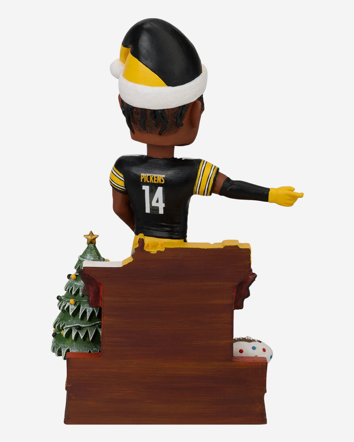 George Pickens Pittsburgh Steelers Holiday Snowglobe Bobblehead FOCO - FOCO.com