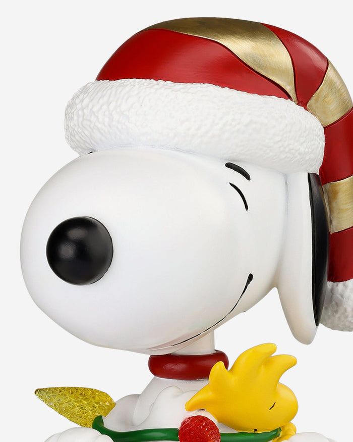 San Francisco 49ers Snoopy & Woodstock Peanuts Christmas Light Up Bobblehead FOCO - FOCO.com