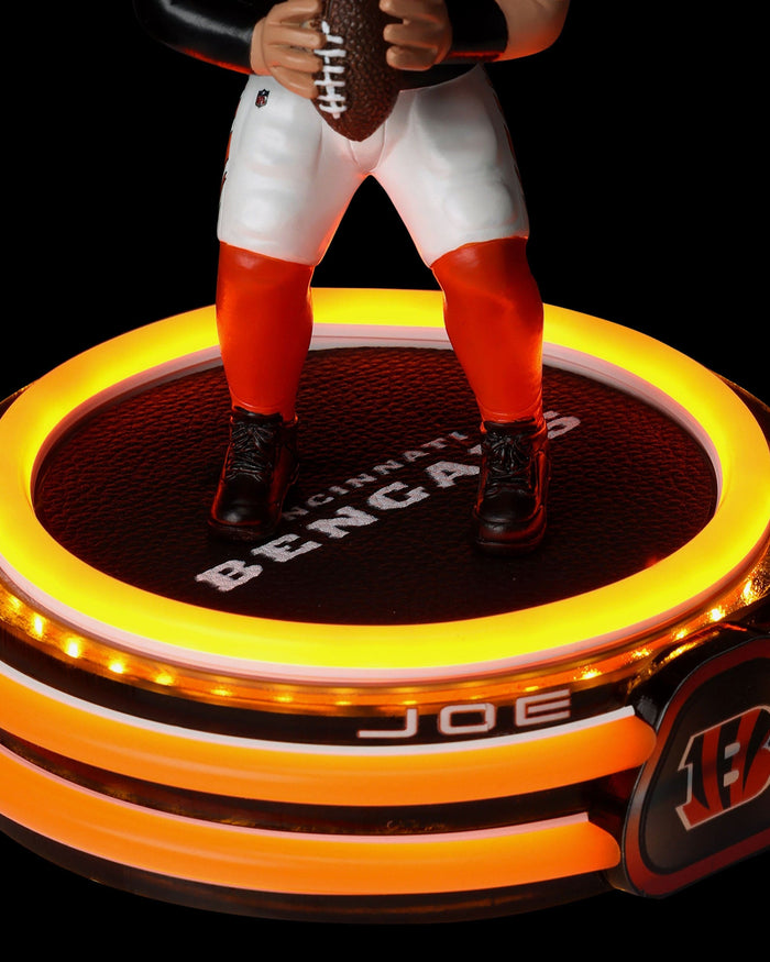 Joe Burrow Cincinnati Bengals LED Neon Bighead Bobblehead FOCO - FOCO.com