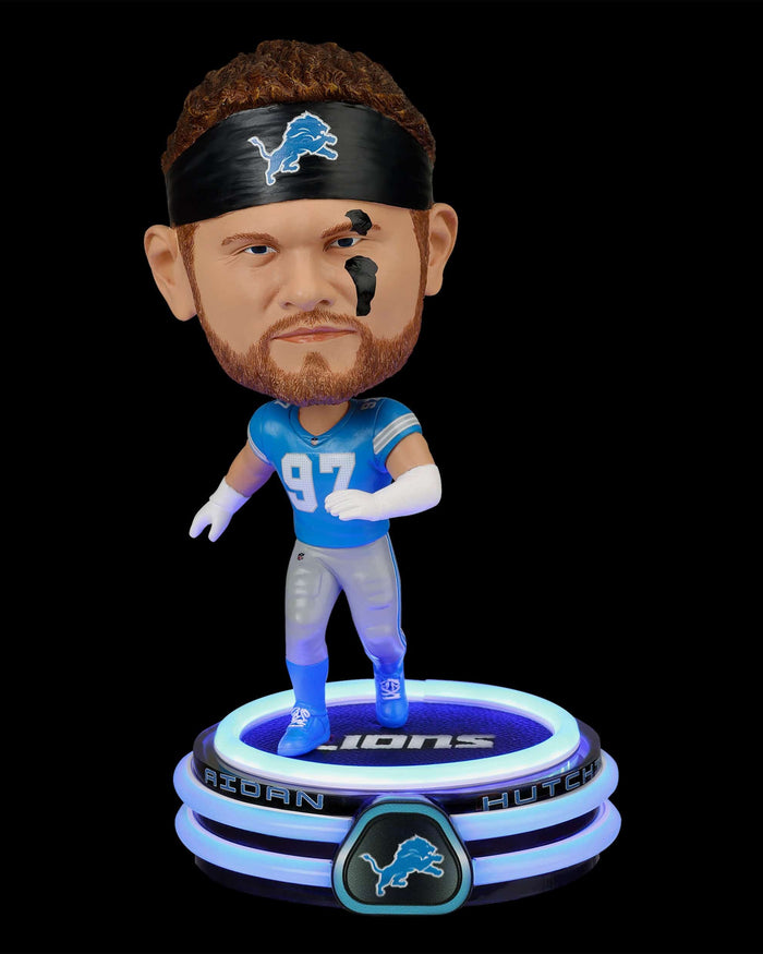 Aidan Hutchinson Detroit Lions LED Neon Bighead Bobblehead FOCO - FOCO.com