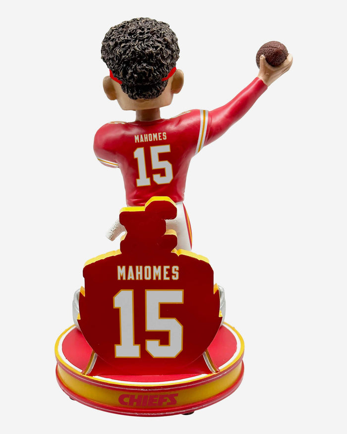 Patrick Mahomes Kansas City Chiefs 3x Super Bowl LVIII Champions Bobblehead FOCO - FOCO.com