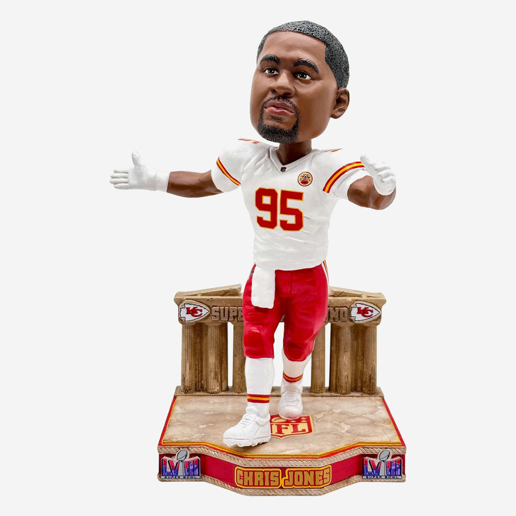 Chris Jones Kansas City Chiefs Super Bowl LVIII Bound Bobblehead FOCO - FOCO.com