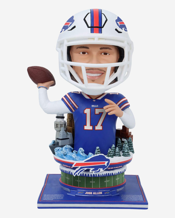 Josh Allen Buffalo Bills Bust Bighead Bobblehead FOCO - FOCO.com