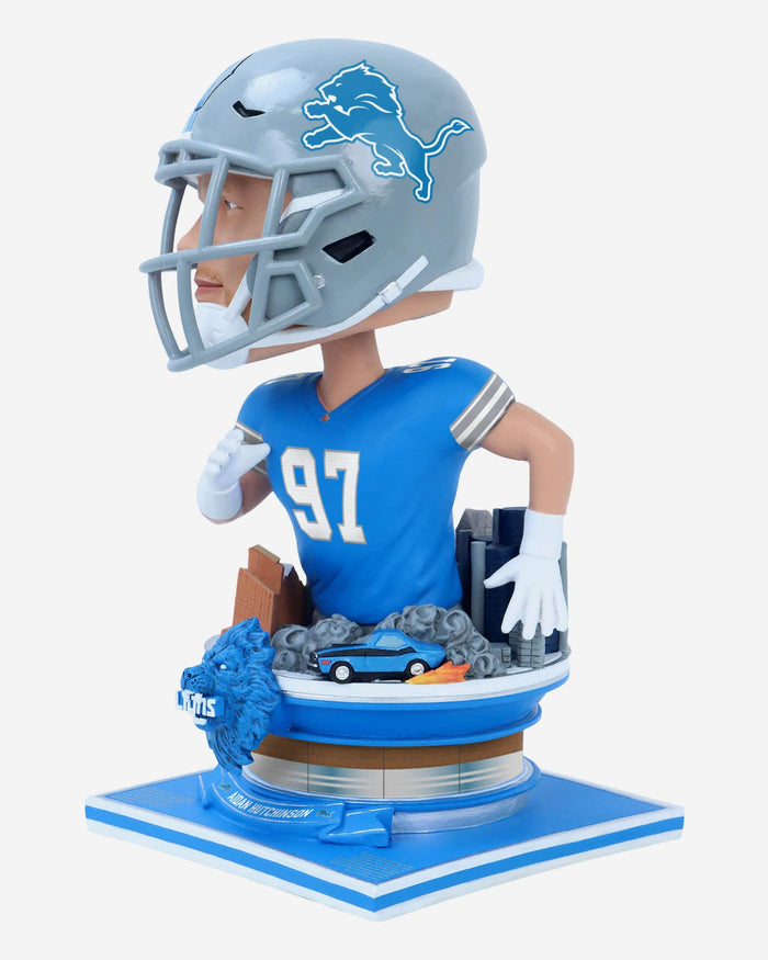 Aidan Hutchinson Detroit Lions Bust Bighead Bobblehead FOCO - FOCO.com