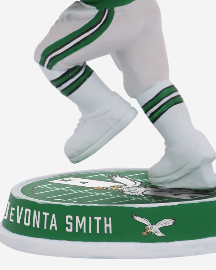DeVonta Smith Philadelphia Eagles Kelly Green Uniform Field Stripe Mini Bighead Bobblehead FOCO - FOCO.com