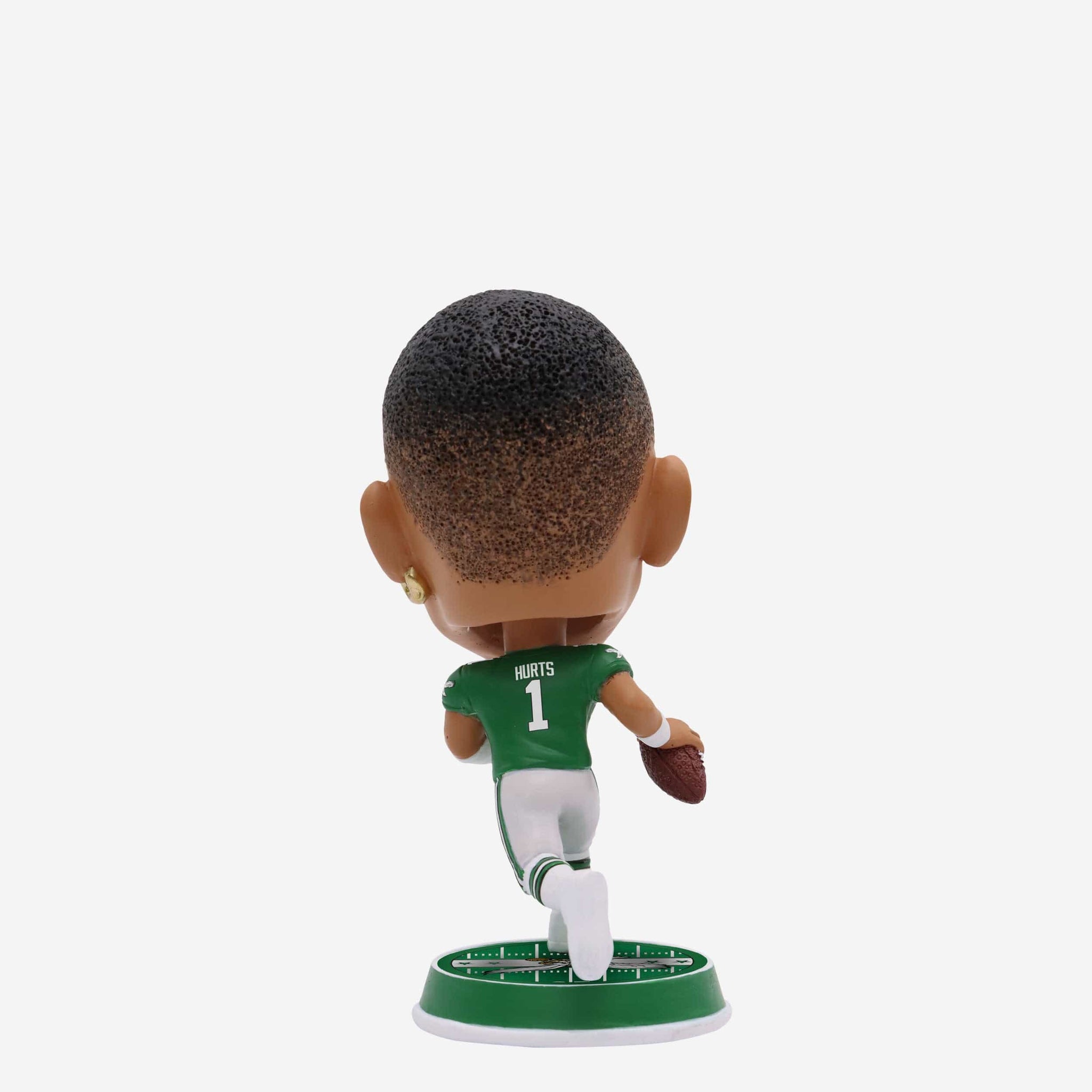 Swoop Philadelphia Eagles Kelly Green Uniform Field Stripe Mascot Mini Bighead Bobblehead Officially Licensed by NFL