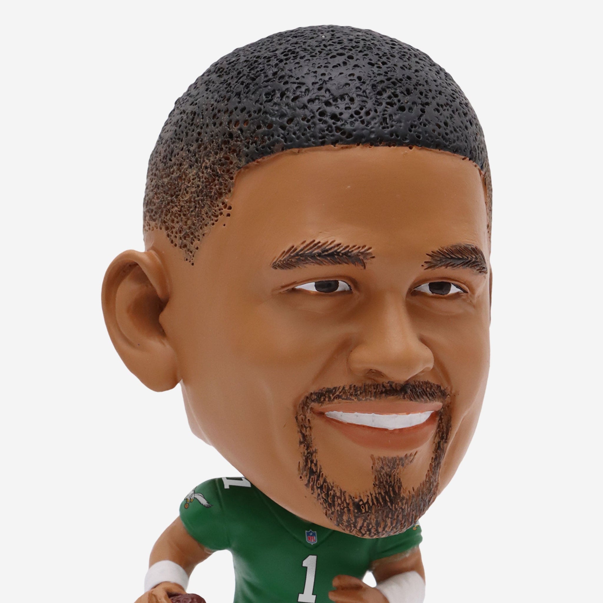 Swoop Philadelphia Eagles Kelly Green Uniform Field Stripe Mascot Mini Bighead Bobblehead Officially Licensed by NFL