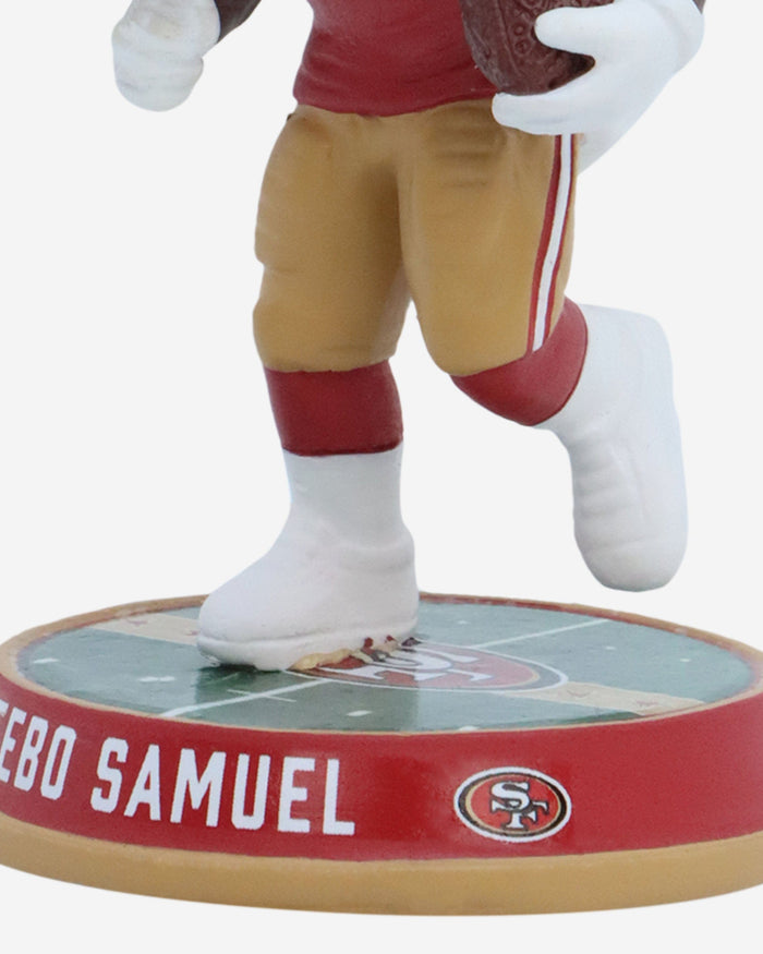 Deebo Samuel San Francisco 49ers Field Stripe Mini Bighead Bobblehead FOCO - FOCO.com