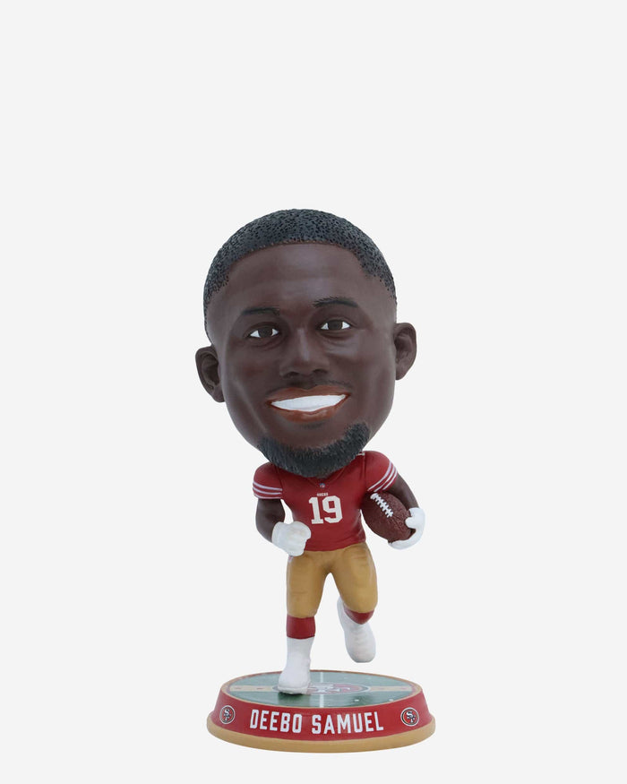 Deebo Samuel San Francisco 49ers Field Stripe Mini Bighead Bobblehead FOCO - FOCO.com