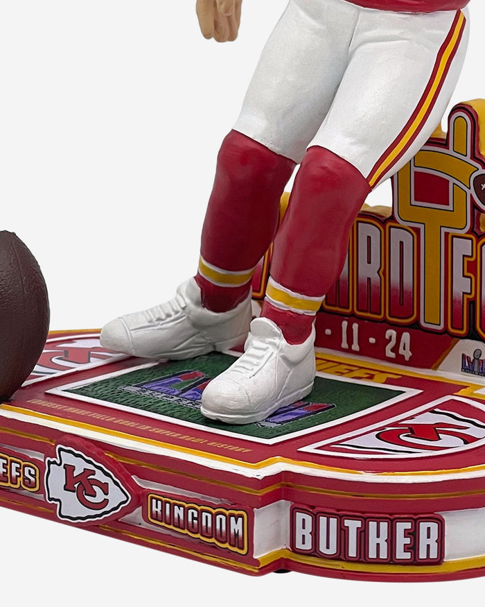 Harrison Butker Kansas City Chiefs Super Bowl Record 57 Yard Field Goal Bobblehead FOCO - FOCO.com