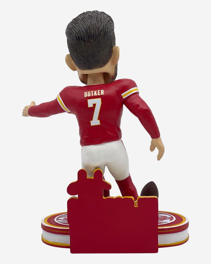 Harrison Butker Kansas City Chiefs Super Bowl Record 57 Yard Field Goal Bobblehead FOCO - FOCO.com