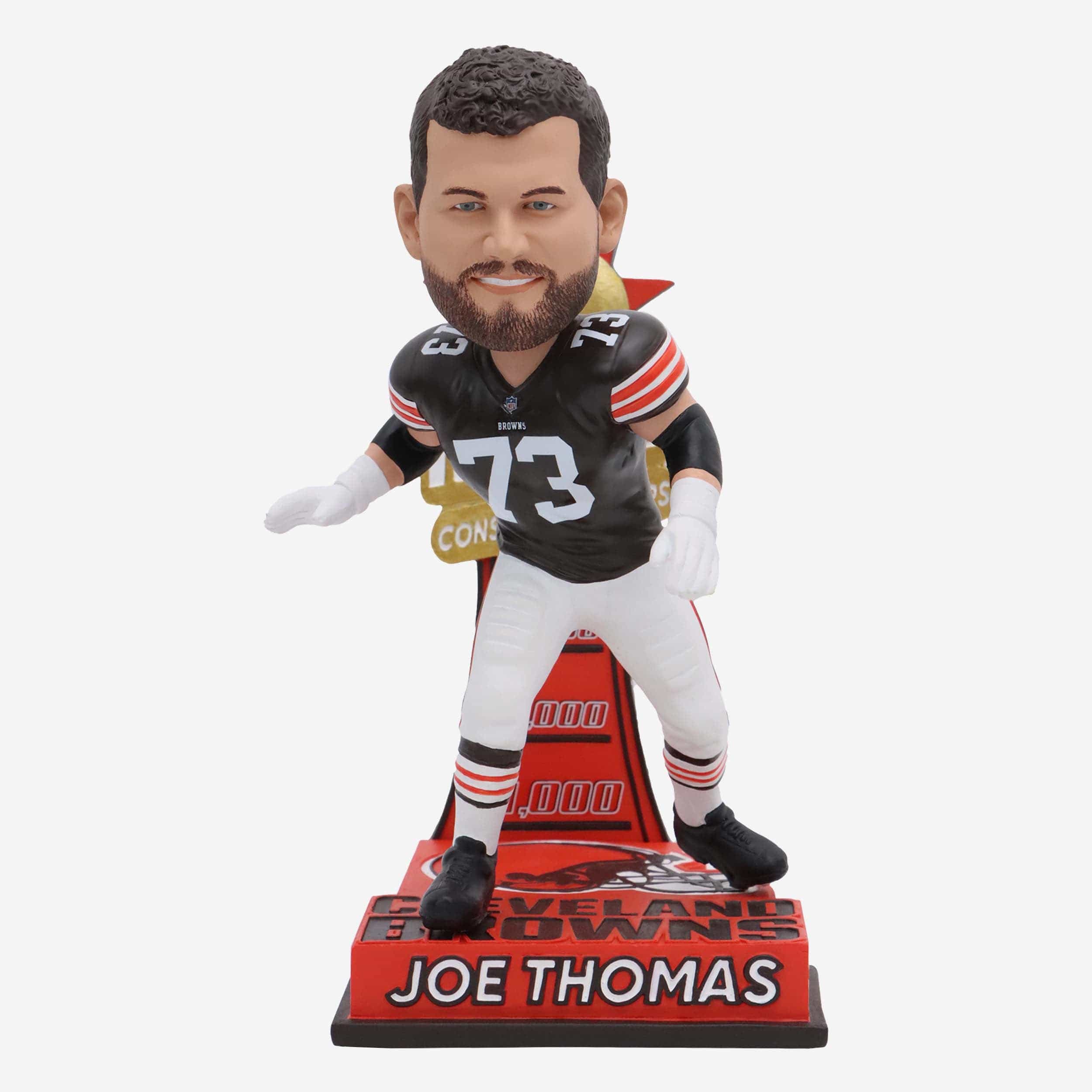 Joe Thomas BobbleHeads Scarf Banner Cleveland Browns NFL