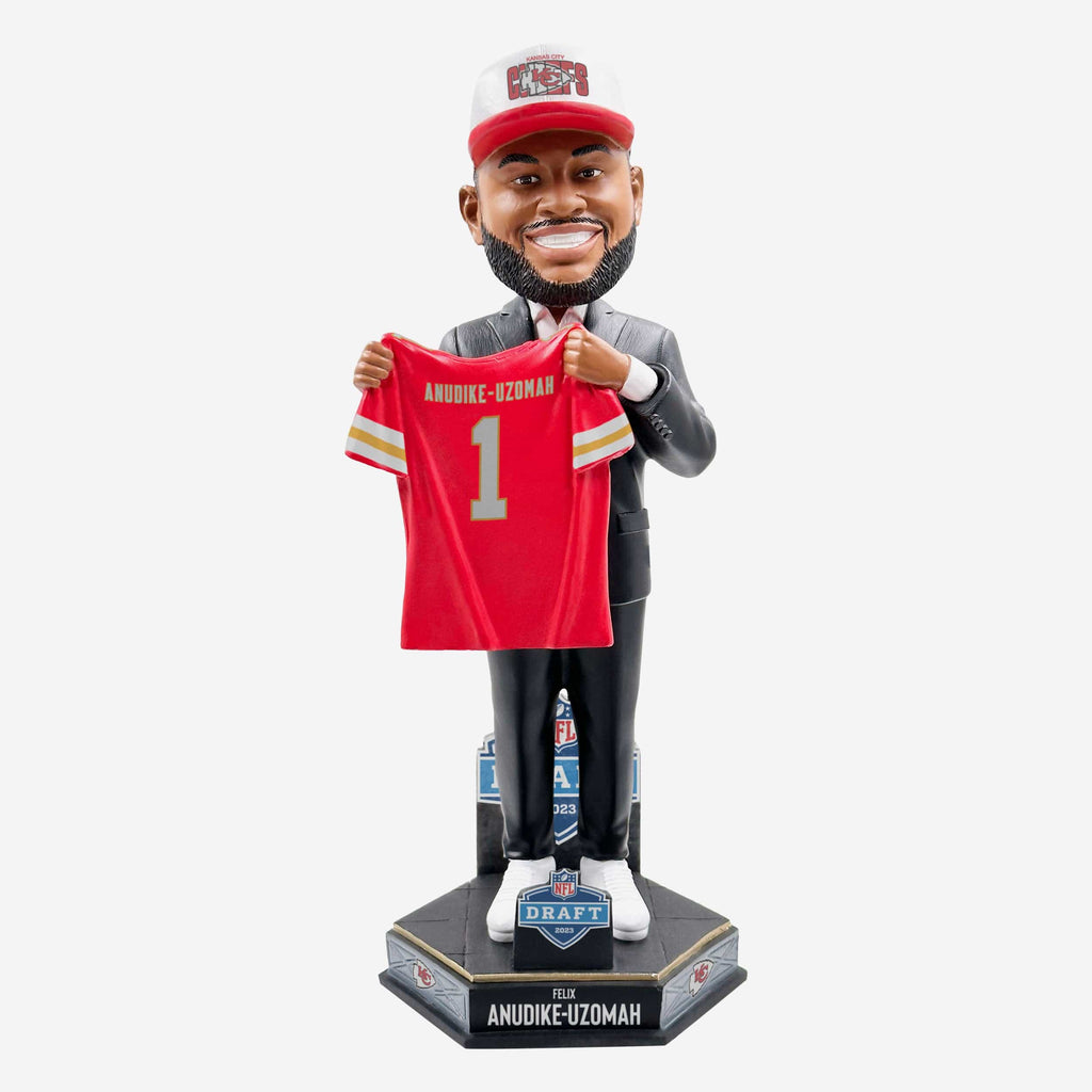 Felix Anudike-Uzomah Kansas City Chiefs 2023 Draft Pick Bobblehead FOCO - FOCO.com