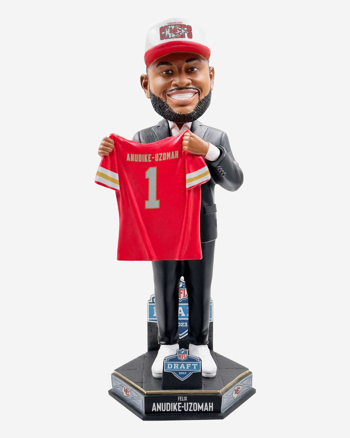 Felix Anudike-Uzomah Kansas City Chiefs 2023 Draft Pick Bobblehead FOCO - FOCO.com