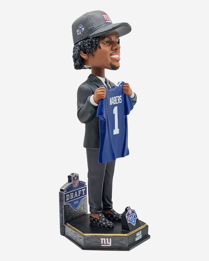 Malik Nabers New York Giants 2024 Draft Pick Bobblehead FOCO - FOCO.com