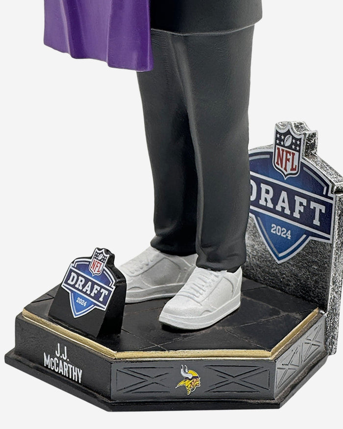 JJ McCarthy Minnesota Vikings 2024 Draft Pick Bobblehead