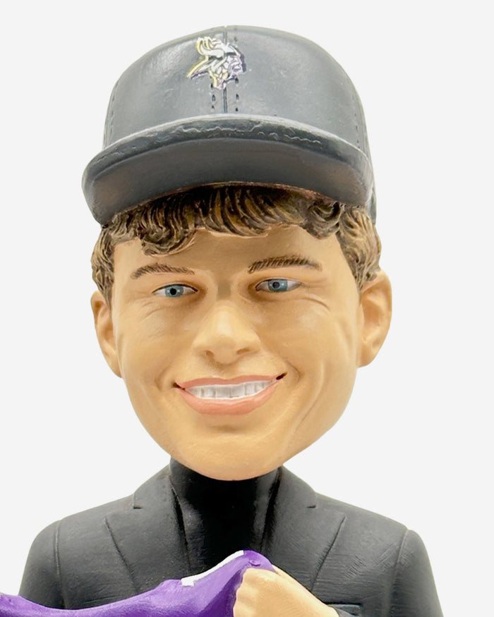 JJ McCarthy Minnesota Vikings 2024 Draft Pick Bobblehead