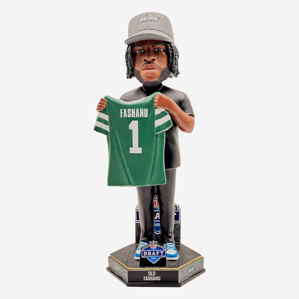 Olumuyiwa Fashanu New York Jets 2024 Draft Pick Bobblehead FOCO - FOCO.com