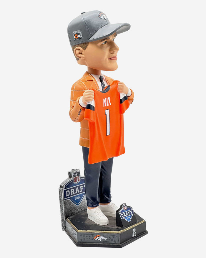 Bo Nix Denver Broncos 2024 Draft Pick Bobblehead FOCO - FOCO.com