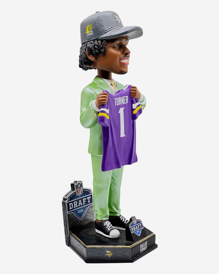 Dallas Turner Minnesota Vikings 2024 Draft Pick Bobblehead FOCO - FOCO.com