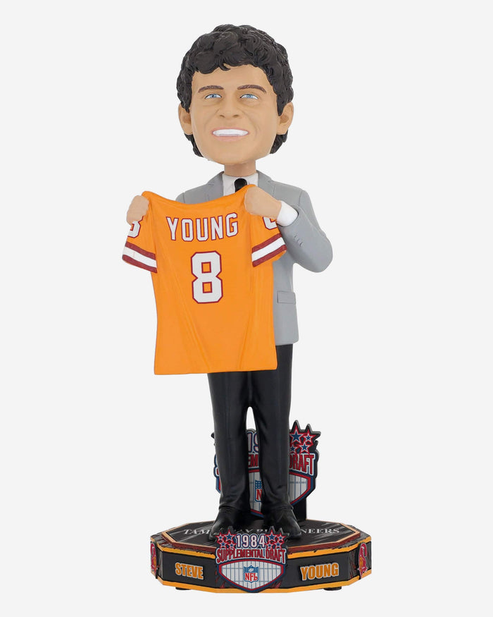 Steve Young Tampa Bay Buccaneers 1984 Supplemental Draft Pick Bobblehead FOCO - FOCO.com