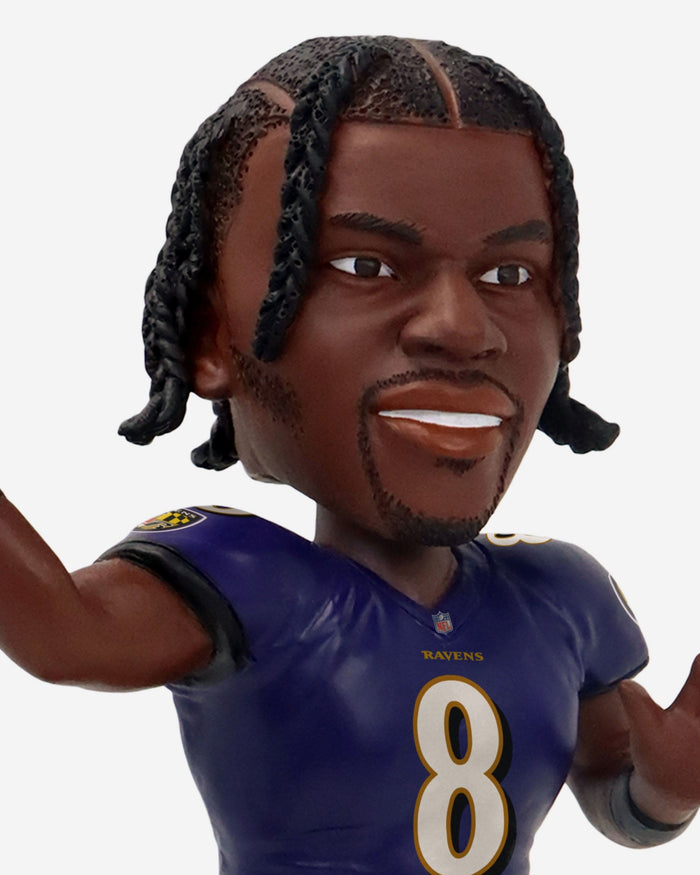 Lamar Jackson Baltimore Ravens Field Star Bobblehead FOCO - FOCO.com