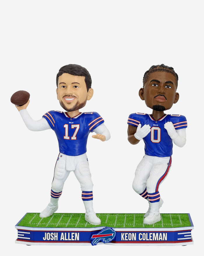 Josh Allen & Keon Coleman Buffalo Bills Field Stars Dual Bobblehead FOCO - FOCO.com