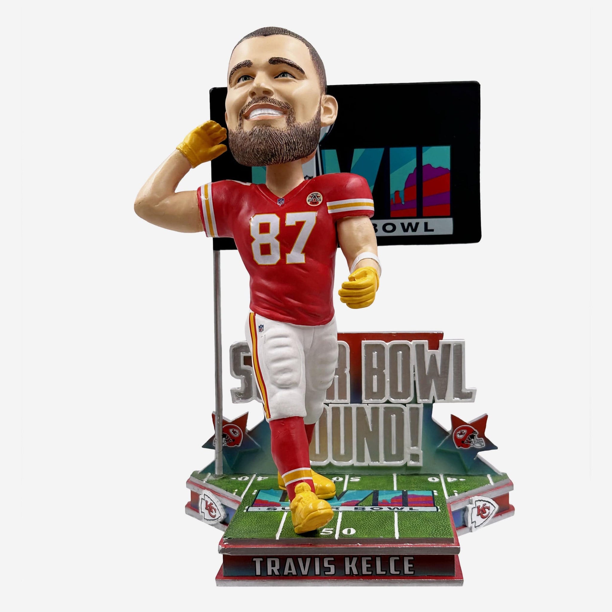 Kansas City Chiefs Travis Kelce 87 Super Bowl Red Game Style Gift