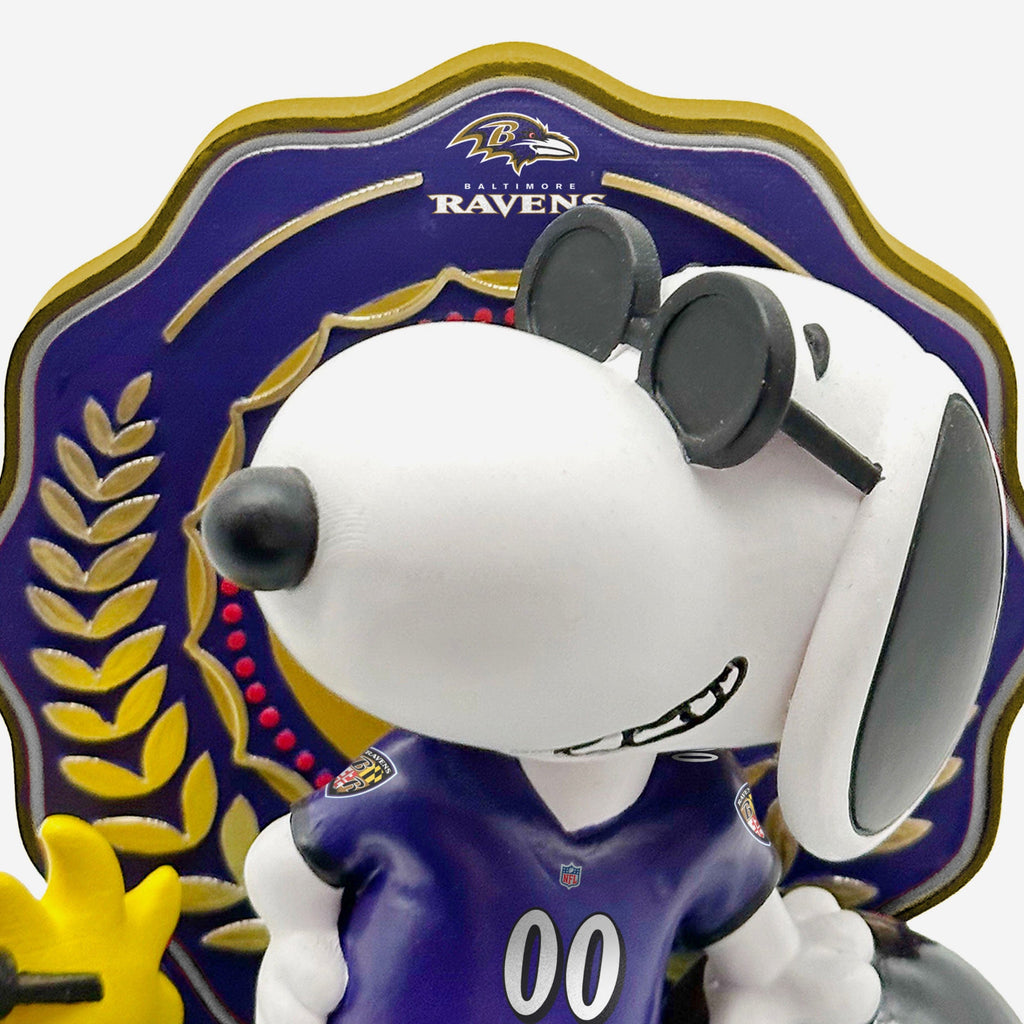 Baltimore Ravens Snoopy & Woodstock Joe Cool Peanuts Dual Bobblehead FOCO