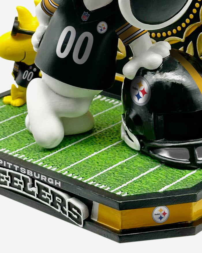 Pittsburgh Steelers Snoopy & Woodstock Joe Cool Peanuts Dual Bobblehead FOCO - FOCO.com